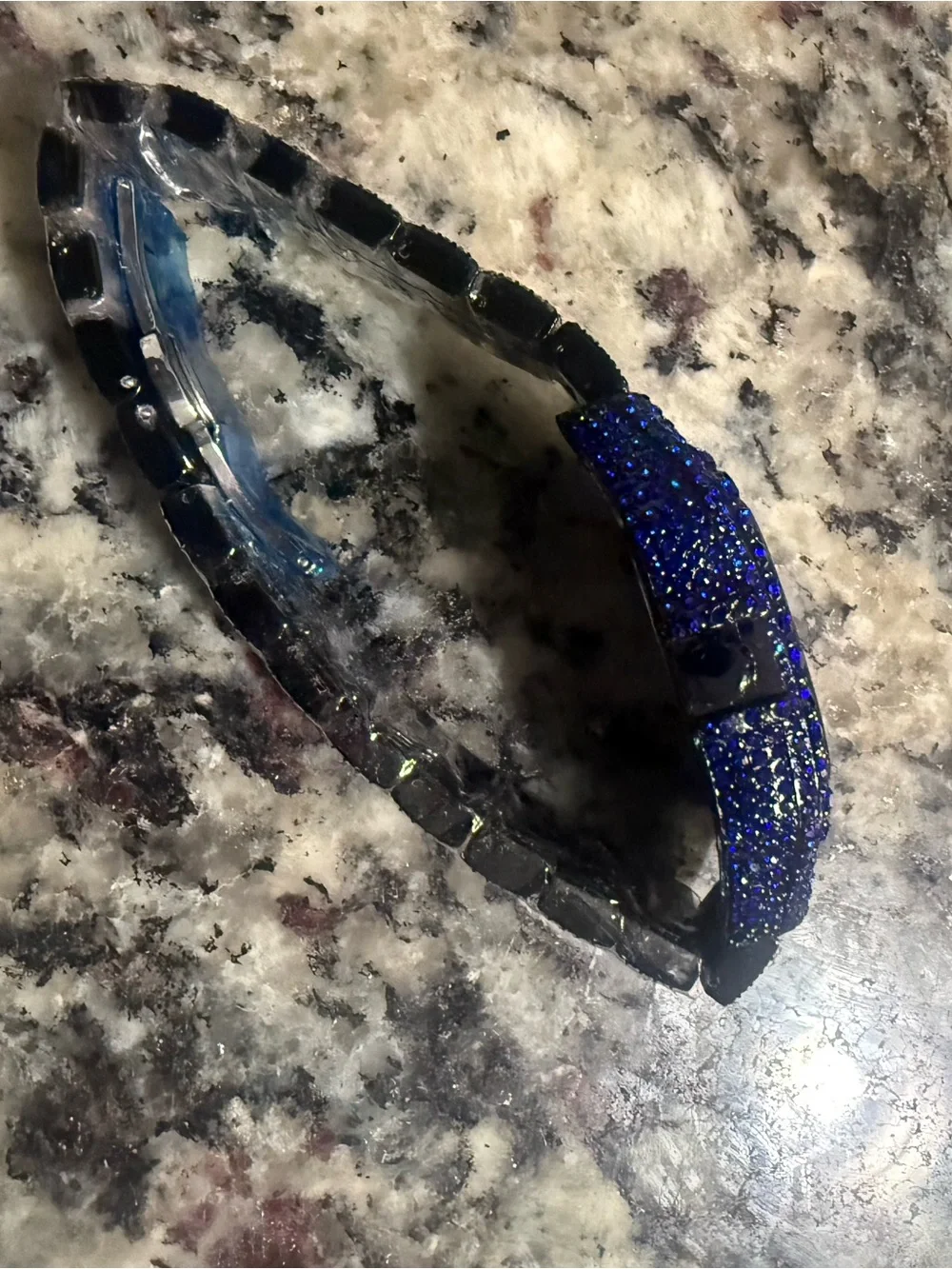 Blue Sparkle Fashion Watch for Men -
